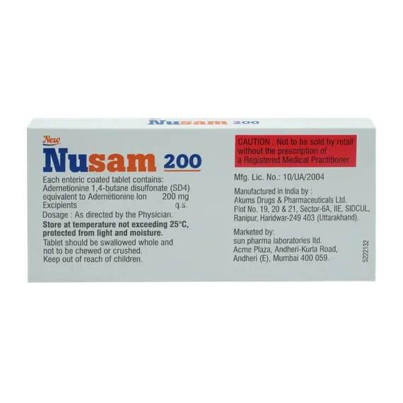 new nusam 200mg tablet 10's